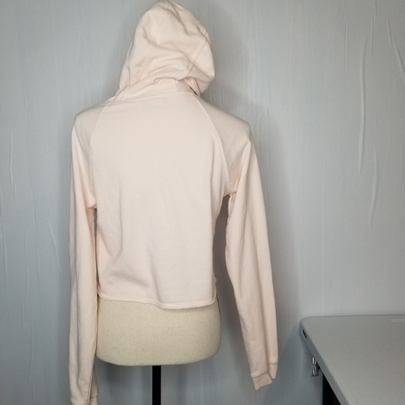 Techstyles Graphic Cropped Crewneck Sweatshirt Hoodie Size Medium - Picture 8 of 13